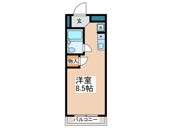 コンフィーコーポの物件間取画像